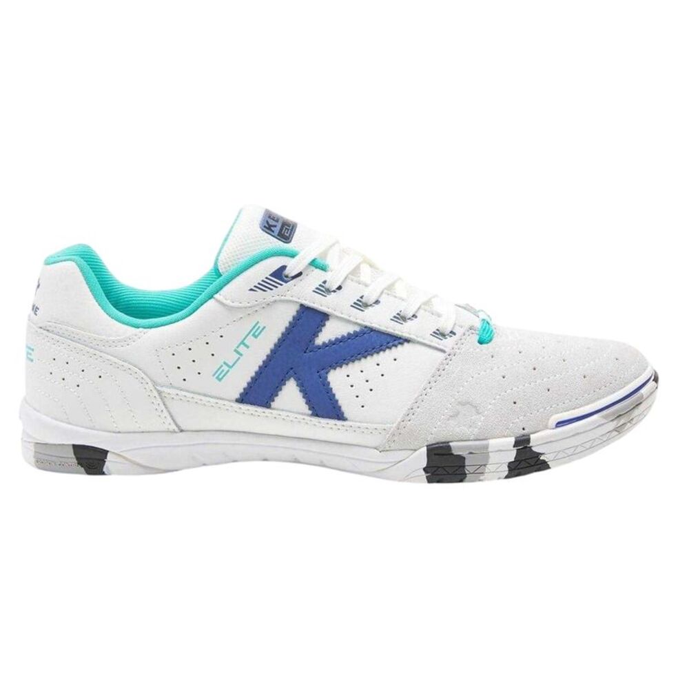 Kelme Mens Elite Soccer Cleats / White/Royal Blue